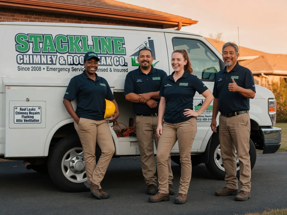 Chimney flashing repair company in Geddes, SD